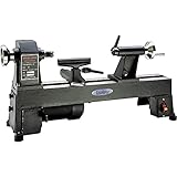 Excelsior 5-Speed Mini Lathe - Cast Iron Mini Wood Lathe Turn Bowls 10” & Spindles 17-3/4" in –...