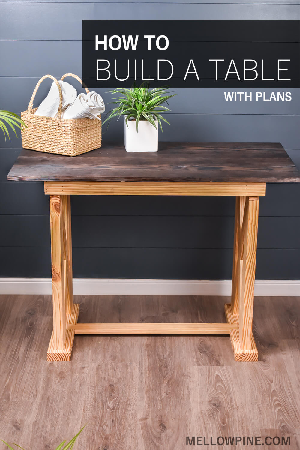 DIY Packable XBrace Table MellowPine