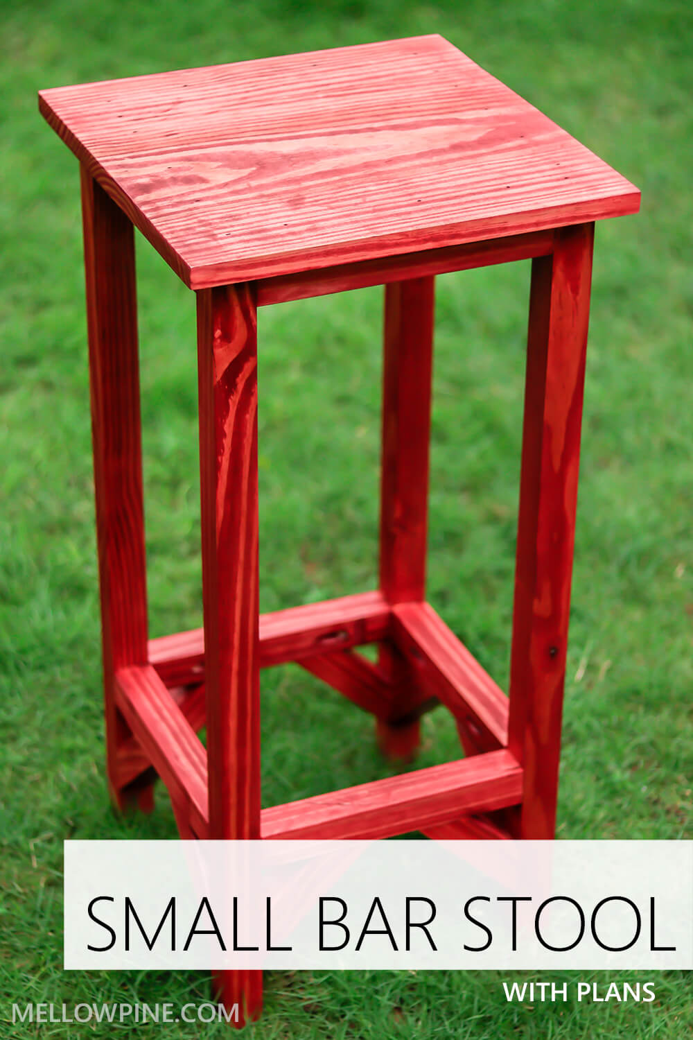 Homemade Bar Stool DIY MellowPine