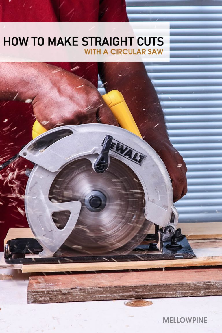How To Make Straight Cuts With a Circular Saw Guide MellowPine