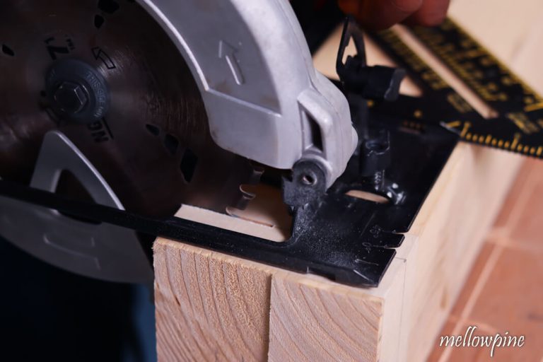 How to Cut Thick Wood with Circular Saw [StepbyStep] MellowPine