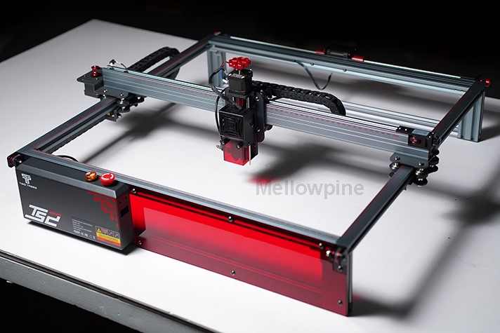 twotrees ts2-10w with rotary attachment machine